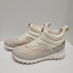 THE NORTH FACE Sz 8 ThermoBall Progressive II Boots Gardenia White Dry Vent Zip